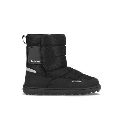 Dětské barefoot sněhule BE LENKA Ailo Kids černá (Velikost 26)