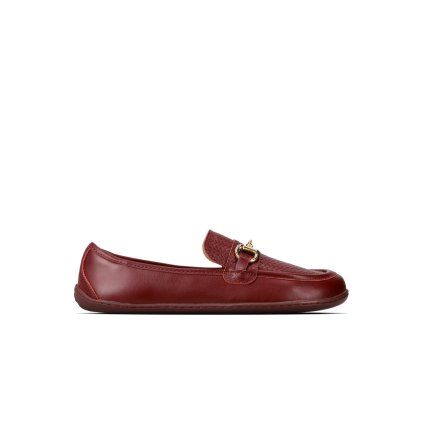 Barefoot mokasíny BE LENKA Divella burgundy (Velikost 36)