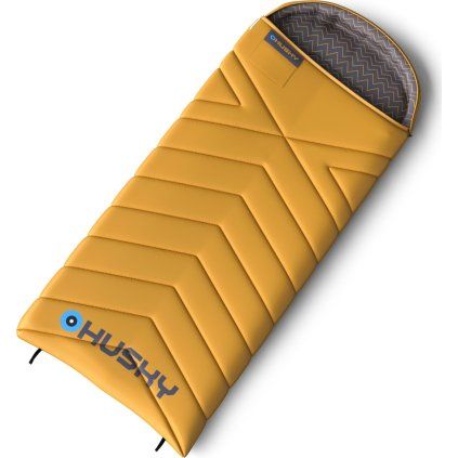 Dekový třísezónní spacák HUSKY Gizmo -5°C mustard (Velikost OneSize)