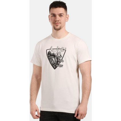 Pánské bavlněné triko KILPI Discover bílé (Velikost XL)