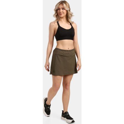 Dámská outdoorová sukně KILPI Nina khaki (Velikost 34)