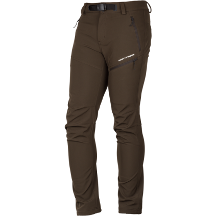 Pánské softshellové kalhoty NORTHFINDER Blazej hnědé (VELIKOST 2XL)