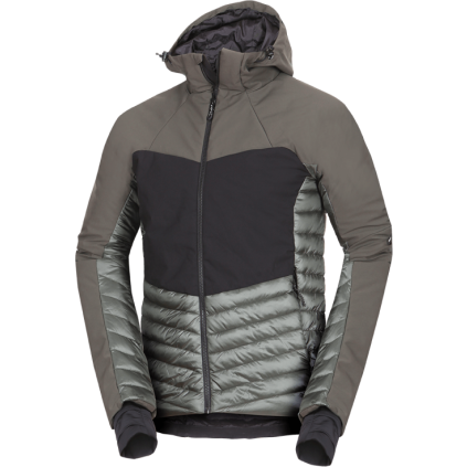 Pánská hybridní bunda NORTHFINDER Emeryk zelená (VELIKOST XL)