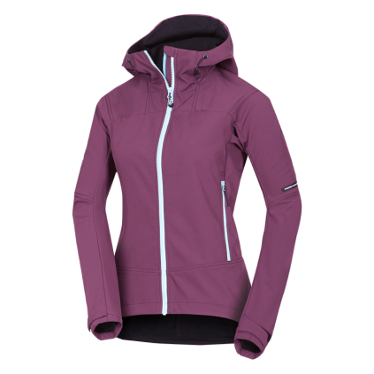 Dámská softshellová bunda NORTHFINDER Tiffani fialová (VELIKOST 2XL)