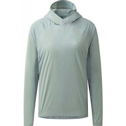 Dámská ultralehká bunda Haglöfs L.I.M Sunpack Hoodie - zelená (Velikost XS)