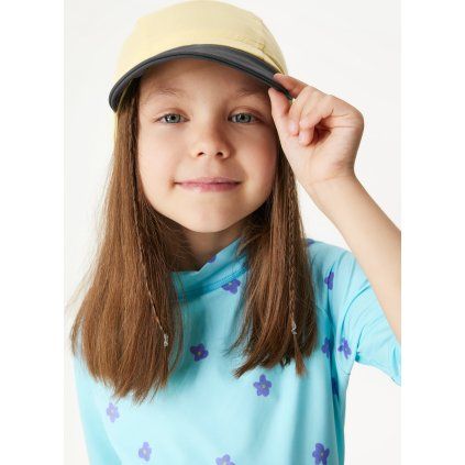 Dětská kšiltovka  UNUO s UV ochranou 50+, Žlutá (Velikost S (45 - 48 cm), Věk 1-3 roky)