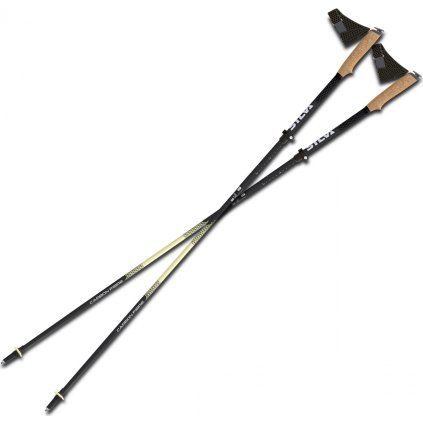 Trekové hole SILVA Running/Trekking carbon nastavitelné 100-120cm - černá (Velikost UNI)