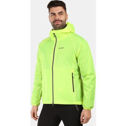 Unisex nepromokavá bunda KILPI Jaluu žlutá (Velikost L)