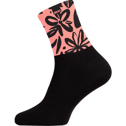 Cyklistické ponožky ELEVEN Cuba Fiesta Salmon (Velikost L (42-44))