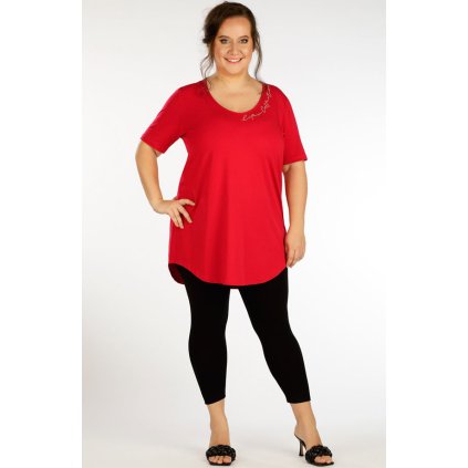 Dámské legíny LITEX pro plnoštíhlé PLUS SIZE černé (Barva černá, Velikost XL)