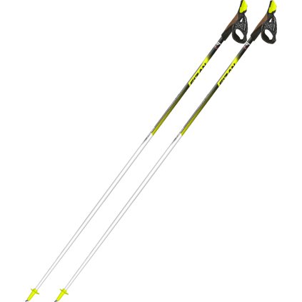 Nordic walking hole FIZAN Carbon Race žlutá (Velikost 110)
