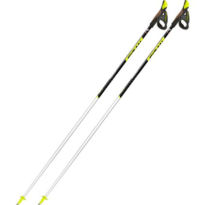 Nordic walking hole FIZAN Carbon Race žlutá (Velikost 130)