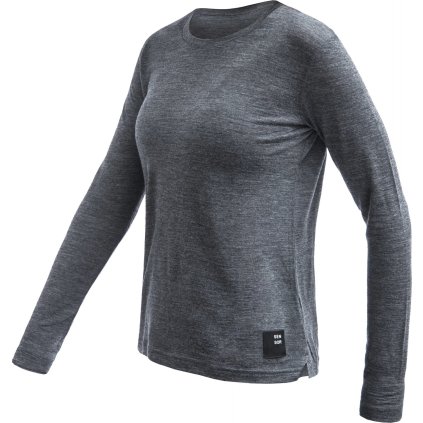 Dámské merino triko SENSOR Merino lite šedé (Velikost XL, Barva šedá)