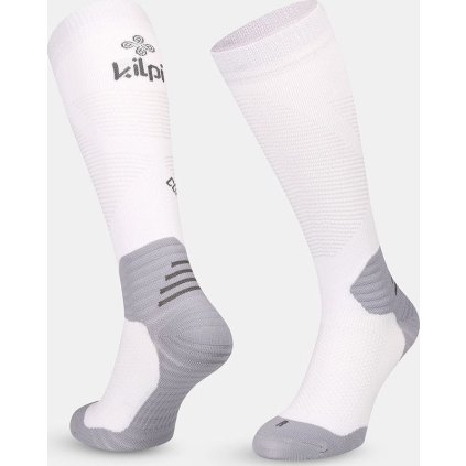 Unisex běžecké podkolenky KILPI Compress bílé (Velikost 35)