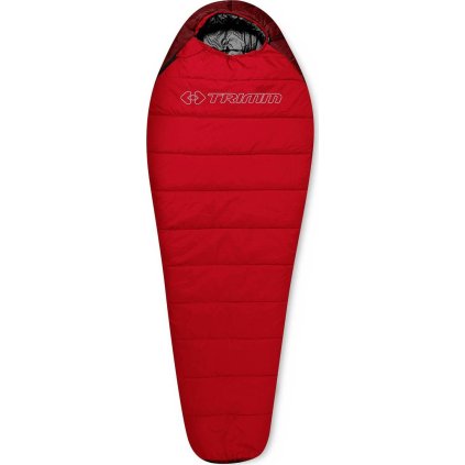 Spacák TRIMM Walker červený (Velikost 195 cm, Orientace zipu Pravý, Barva red/ dark red)