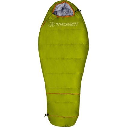 Spacák TRIMM Walker Flex zelený (Orientace zipu Pravý, Velikost 150 cm, Barva kiwi green/ orange)