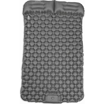 Nafukovací matrace TRIMM Stepper duo 5.5 grey (Barva grey, Velikost 190x120x5,5 cm)