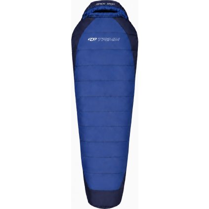 Zimní spacák TRIMM Rack 1200 blue/sea blue (Velikost 185 cm, Orientace zipu Pravý, Barva blue/sea blue)