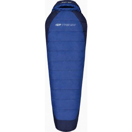Letní spacák TRIMM Rack 400 blue/sea blue (Velikost 185 cm, Orientace zipu Pravý, Barva blue/sea blue)