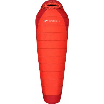 Spacák TRIMM Rack 800 dark red/red (Velikost 185 cm, Orientace zipu Pravý, Barva dark red/red)