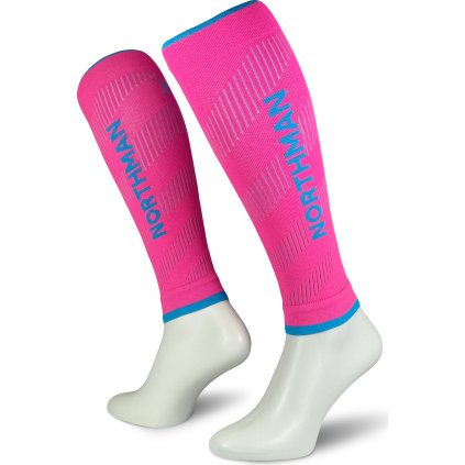 Kompresní návlek NORTHMAN Elite růžové (Velikost 42-47)