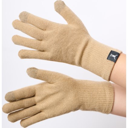 Zimní merino rukavice Fjalar béžová (Velikost L/XL)