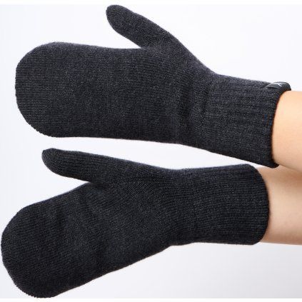Zimní merino palčáky NORTHMAN Baldur černé (Velikost L/XL)