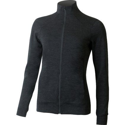 Dámská merino mikina LASTING Alma černá (Velikost XS)