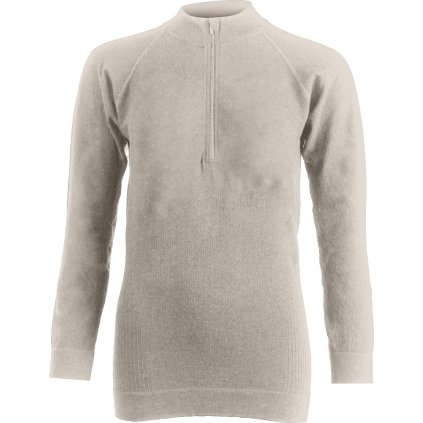 Dámské merino triko LASTING Mazala béžové (Velikost L/XL)