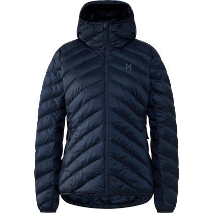 Dámská zimní bunda Haglöfs Sarna Mimic hood - tmavě modrá (Velikost XS)