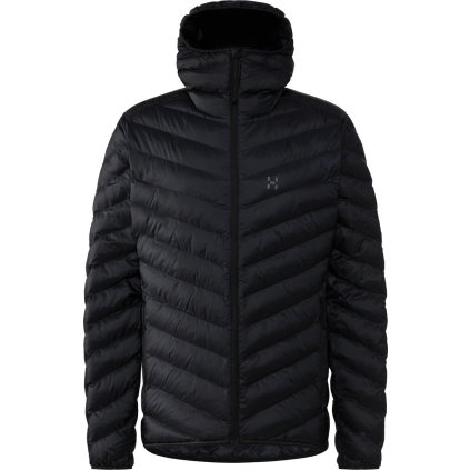 Pánská zimní bunda Haglöfs Sarna Mimic hood - černá (Velikost S)