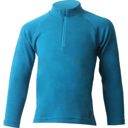 Dětská merino mikina LASTING Soly modrá (Velikost 120)