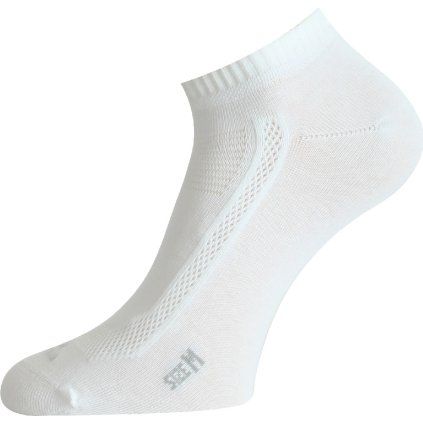 Unisex bavlněné ponožky LASTING Ara bílé/2 páry (Velikost S)