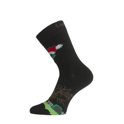 Unisex funkční ponožky LASTING VP7 černé (Velikost S)
