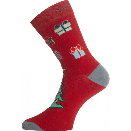 Unisex funkční ponožky LASTING VP4 červené (Velikost S)