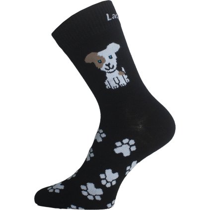 Unisex funkční ponožky LASTING VP2 černé (Velikost XS)