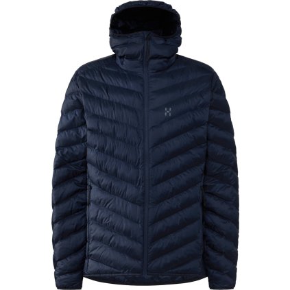 Pánská zimní bunda Haglöfs Sarna Mimic hood - tmavě modrá (Velikost S)