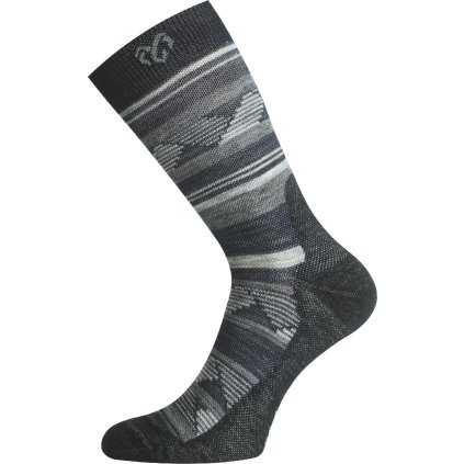 Unisex merino ponožky LASTING WLI modré (Velikost L)