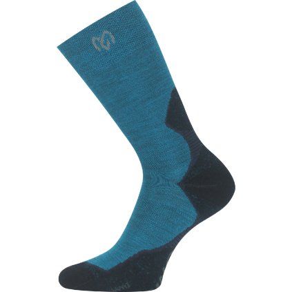 Unisex merino ponožky LASTING WAI modré (Velikost S)