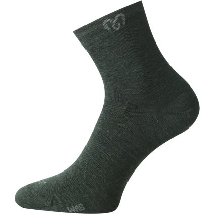 Unisex merino ponožky LASTING WAB zelené (Velikost S)