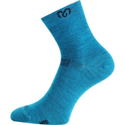 Unisex merino ponožky LASTING WAB modré (Velikost S)