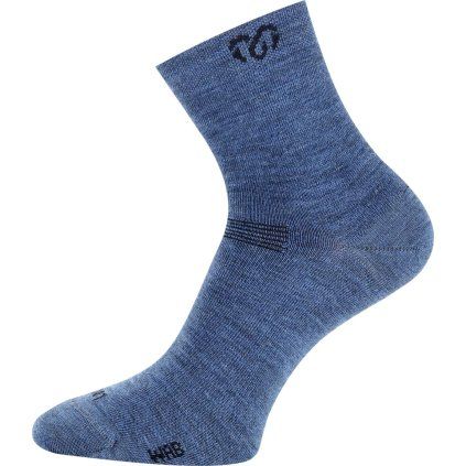 Unisex merino ponožky LASTING WAB modré (Velikost S)