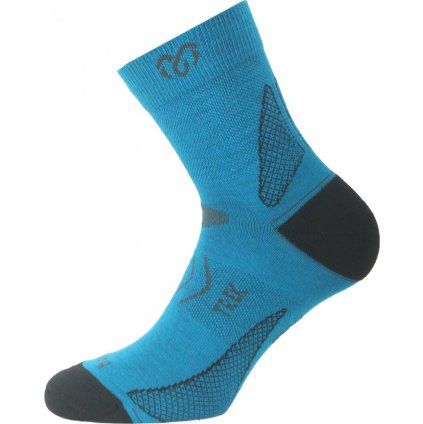 Unisex merino ponožky LASTING TNW modré (Velikost M)