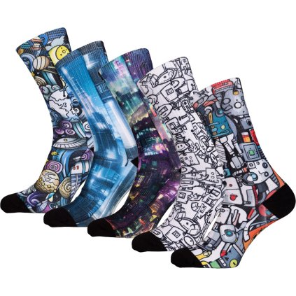Ponožky ELEVEN Nina 5 pack 01 (Velikost L-XL (42 - 45))