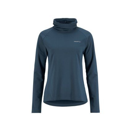 Dámská funkční mikina CRAFT Gain Thermal Funnelneck - modrá (Velikost XS)