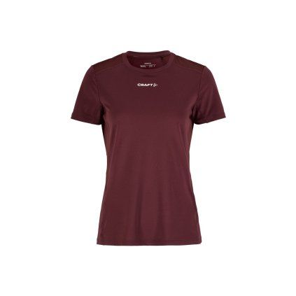 Dámské tréninkové triko CRAFT ADV Essence SS 2 - červená (Velikost XS)