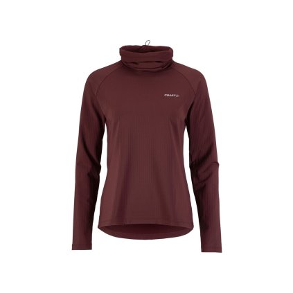 Dámská funkční mikina CRAFT Gain Thermal Funnelneck - fialová (Velikost XS)