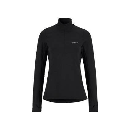 Dámská mikina CRAFT Gain Thermal Midlayer 2 - černá (Velikost XS)