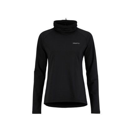 Dámská mikina CRAFT Gain Thermal Funnelneck - černá (Velikost XS)