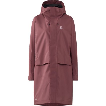 Dámská parka Haglöfs Aria Proof - růžová (Velikost S)